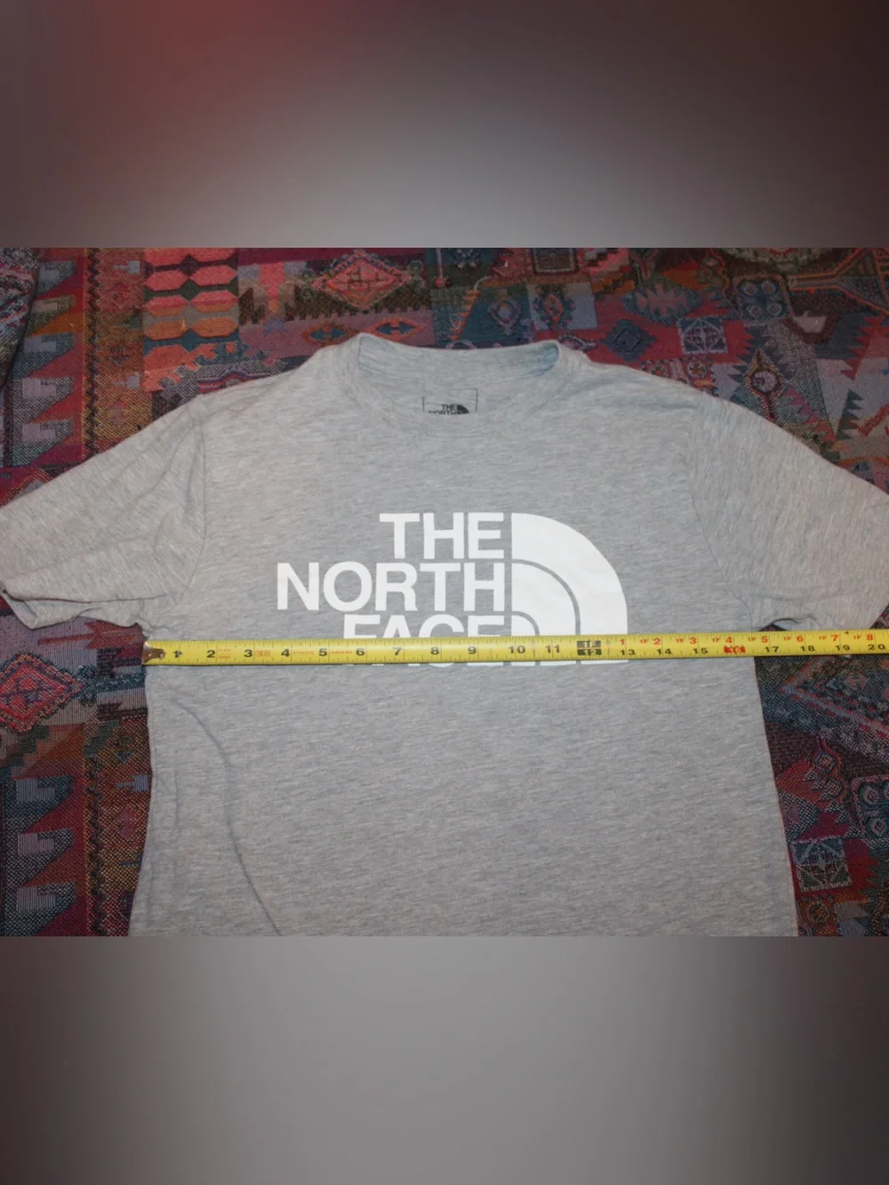 The North Face Circular Design Half Dome Tee - Heather Grey - XS - Picture 8 of 9